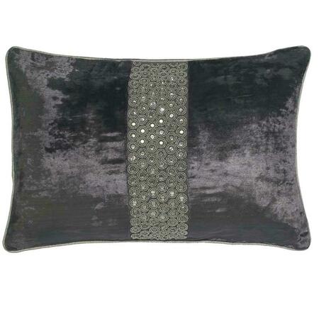 INDIS HERITAGE Velvet Crystals Rectangle Pillow Cover C1060